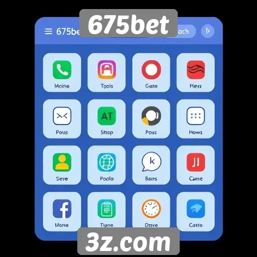 Interface do usuário do 675bet é amigável